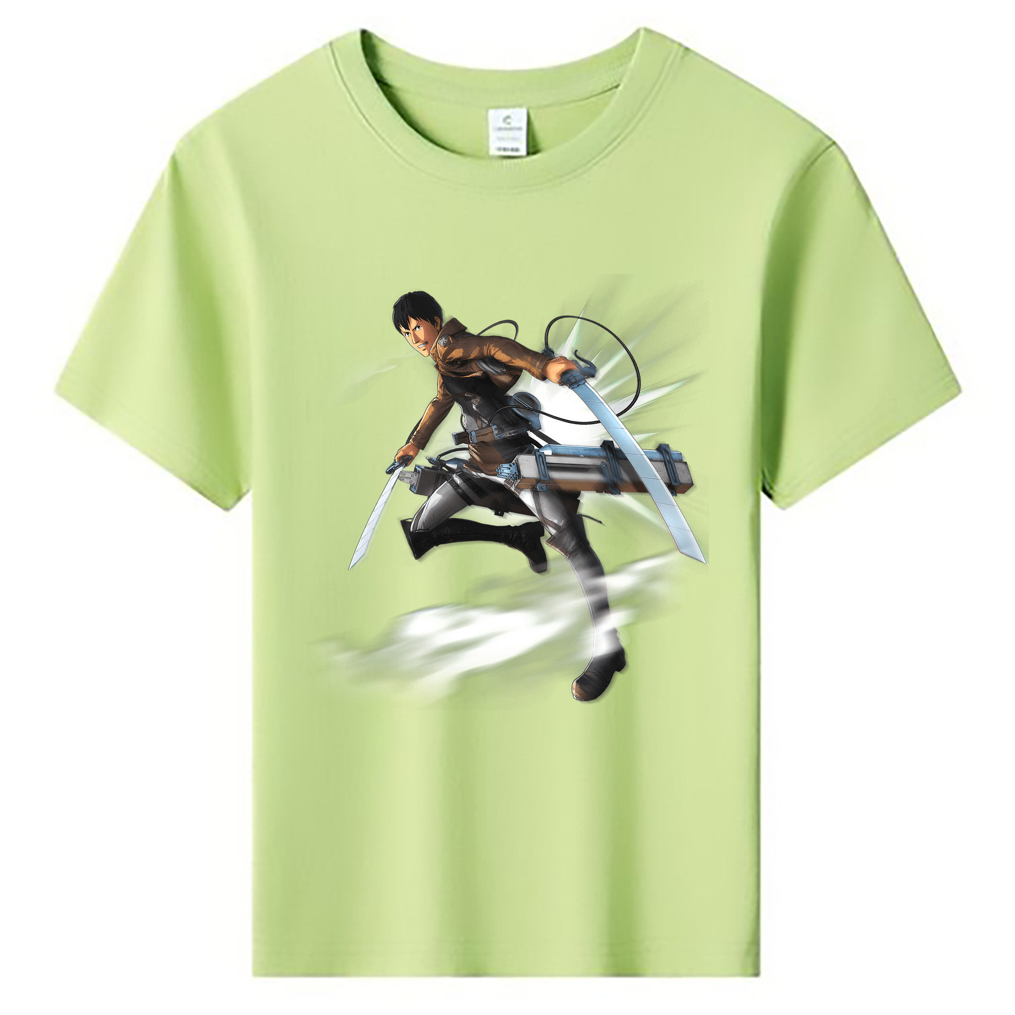 （画像用） 進撃の巨人 ベルトルト・フーバー Attack on Titan Bertholdt Hoover 綿100％キッズTシャツ（フロントプリント）
